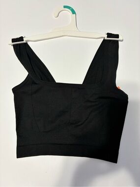 Colsie Black Ribbed Seamless Bralette NWT Size S (32C/34A/34B/36A)